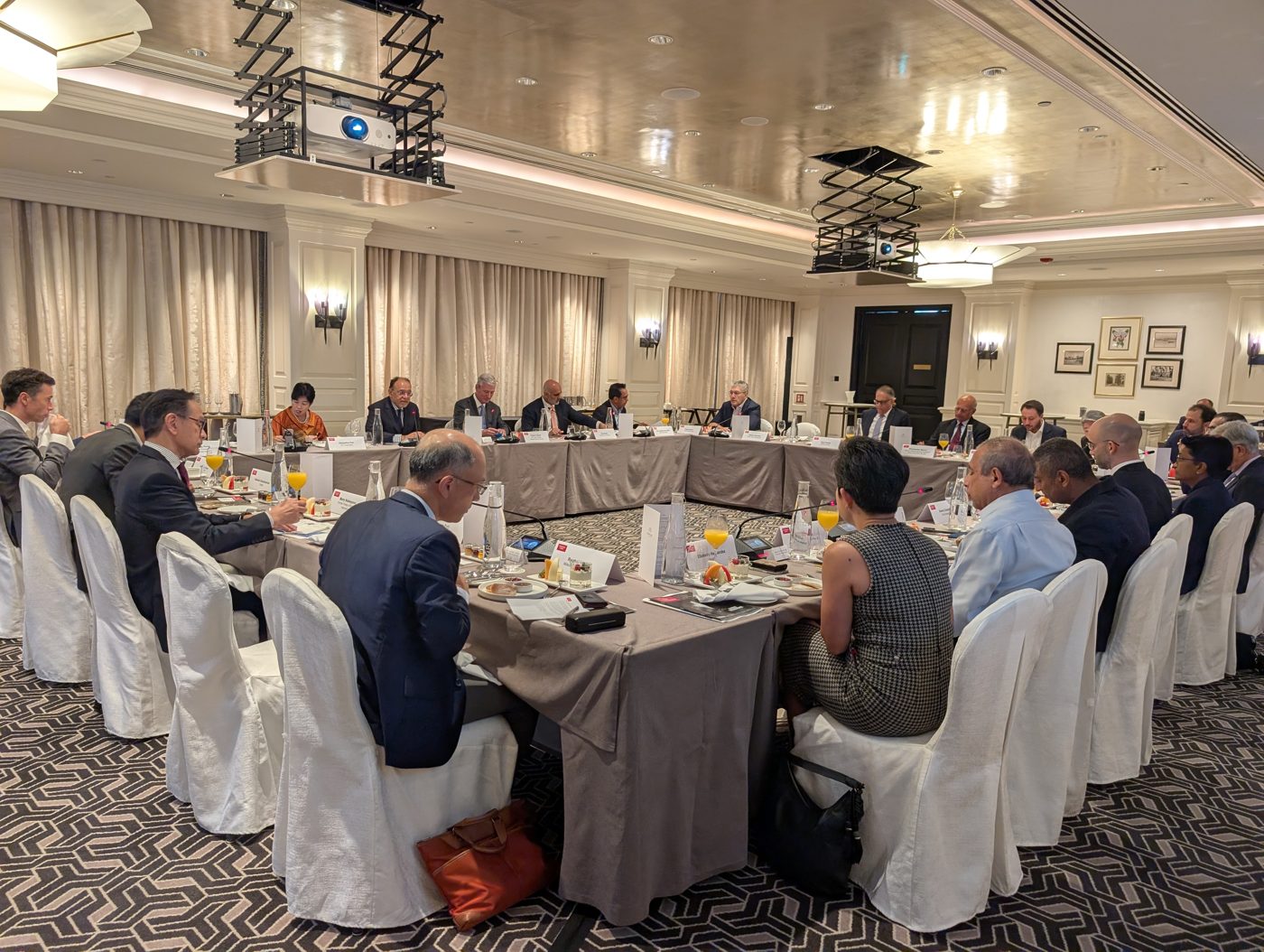 Morning roundtable breakfast session at The Geopolitical Business Forum 2025